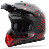 Mx86 Step Helmet Black/Hi-Vis Orange X