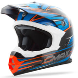 Mx86 Raz Helmet Black/Blue/Hi-Vis Orange Xs
