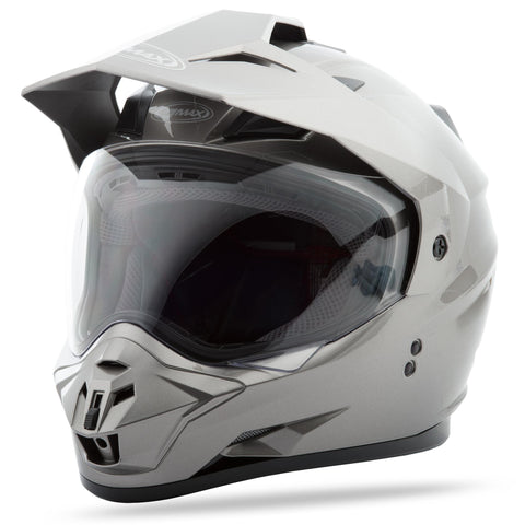 Gm11 Dual Sport Solid Helmet Titanium Xs