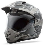 Gm11 D/S Adventure Helmet Flat Black/Hi-Vis Orange S