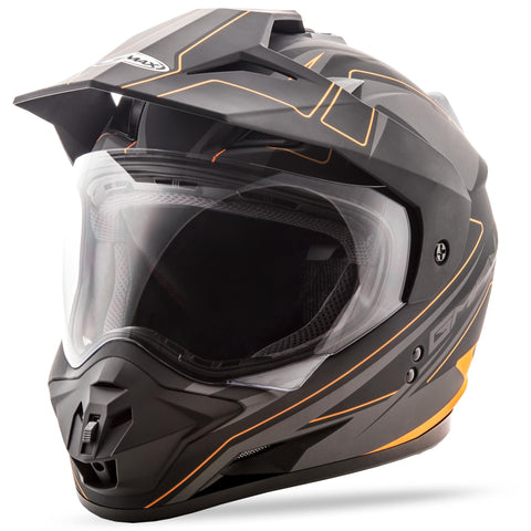 Gm11 Expedition Helmet Flat Black/Hi-Vis Orange X