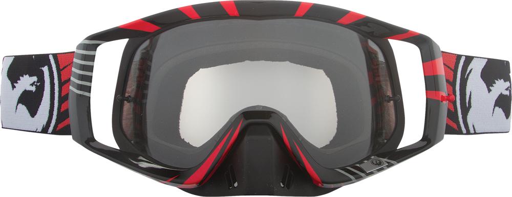 Vendetta Goggle Vox Red W-clear Aft Lens
