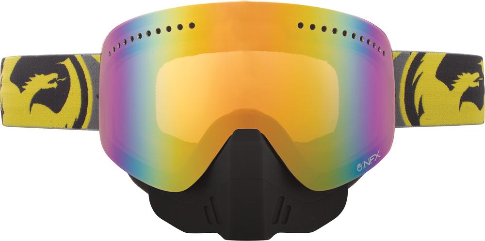 Nfx Snow Goggle Flair W-gold Ion Lens