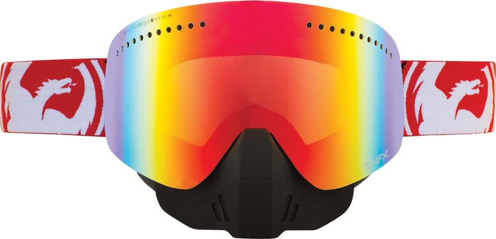 Nfx Snow Goggle Fade W-red Ion Lens