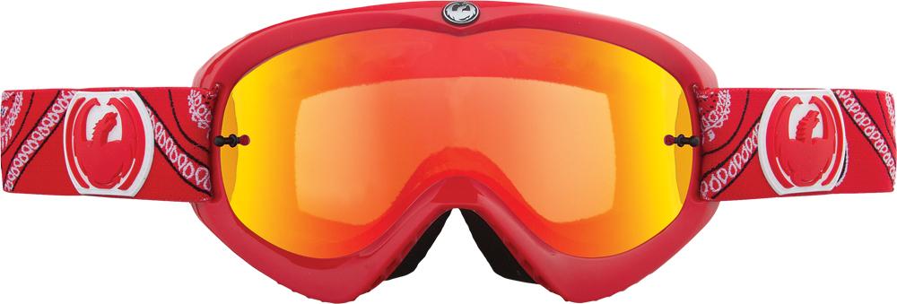 Mdx Goggle Paisley Red W-clear Lens
