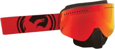 Nfx Goggle Red-black Split W-red Ion. Lens