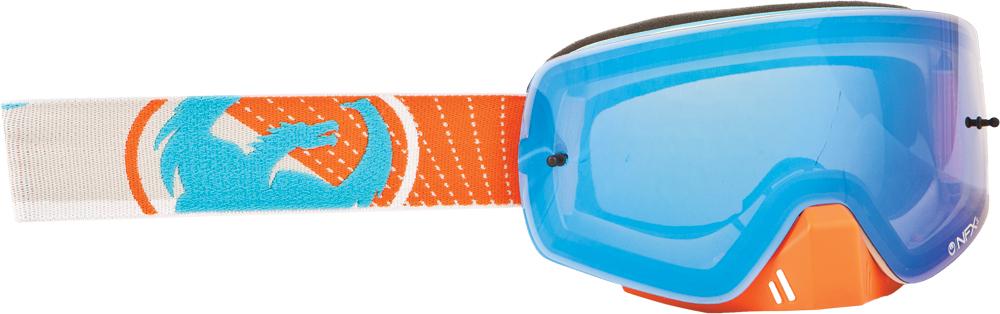 Nfxs Goggle Vert W-blue Steel Lens