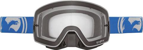 Nfx Goggle Blue White Split W-clear Lens