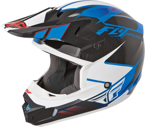 Kinetic Impulse Helmet Blue-black-white Ys