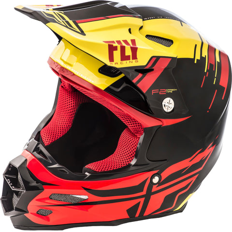 F2 Carbon Pieck Replica Helmet Yellow/Red/Black X