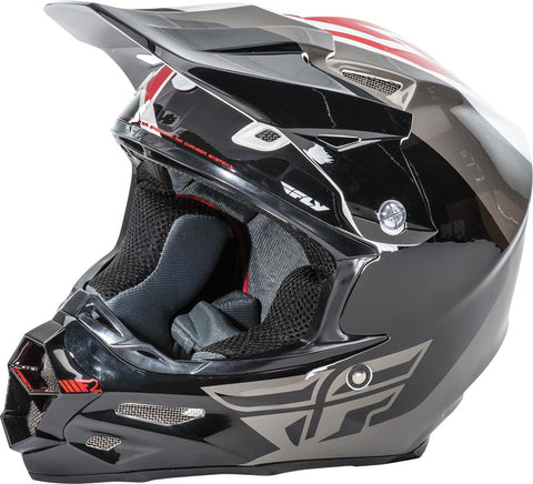 F2 Carbon Pure Helmet White-black-grey 2x