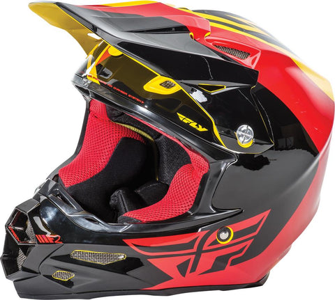 F2 Carbon Pure Helmet Yellow-black-red S