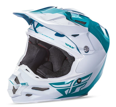 F2 Carbon Pure Helmet Teal/White X