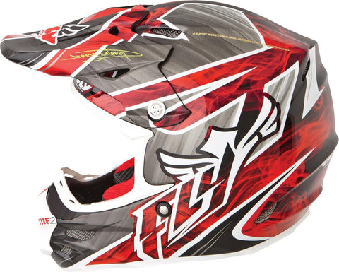 F2 Carbon Acetylene Helmet White-red Xs