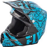 F2 Carbon Fracture Helmet Light Blue/Black X