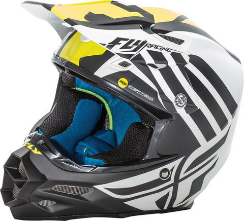 F2 Carbon Mips Zoom Helmet Matte White-black-hi-vis Xs