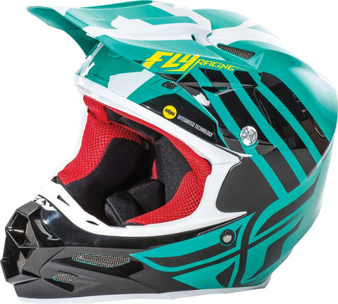 F2 Carbon Mips Zoom Helmet Teal-black-white 2x