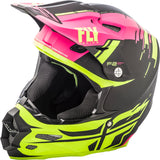 F2 Carbon Forge Helmet Matte Pink/Hi-Vis/Black X