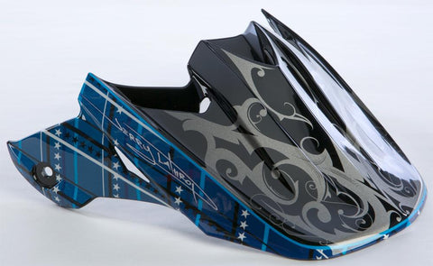 Formula Visor (plaid Blue)