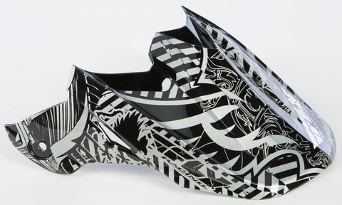 F2 Visor (black-silver)