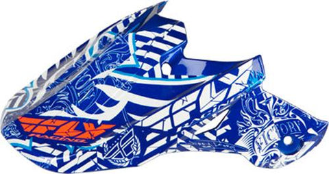F2 Visor (blue-white)