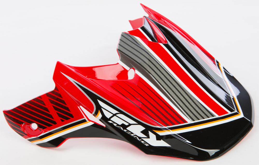 F2 Carbon Canard Visor (red-black)