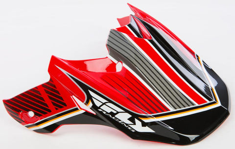 F2 Carbon Canard Visor (red-black)
