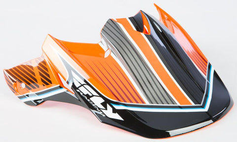 F2 Carbon Canard Visor (orange-black)
