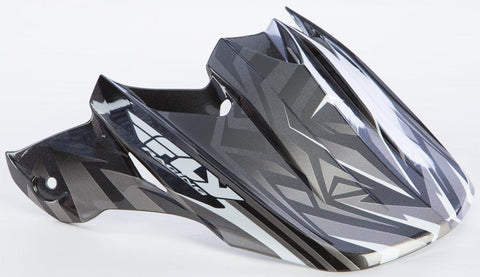 F2 Carbon Short Visor (grey-white-black)