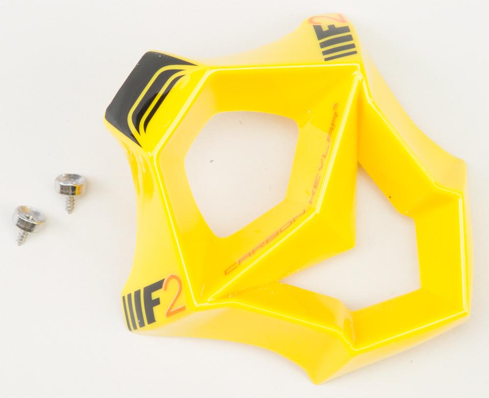 F2 Carbon Short Mouthpiece (yellow-orange-blue)