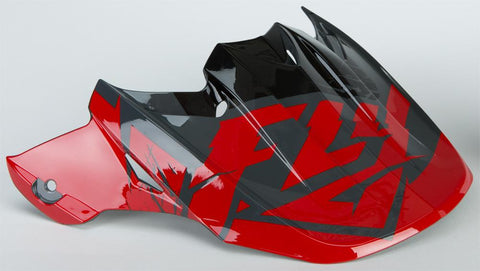 F2 Mips Retrospec Visor Red-black