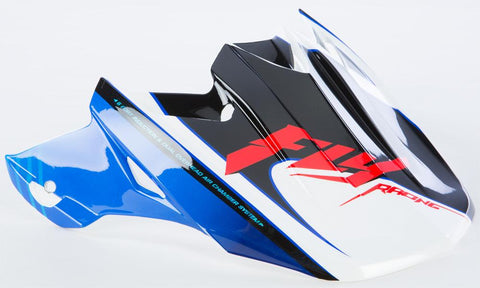 F2 Carbon Fastback Visor (blue-black-white)