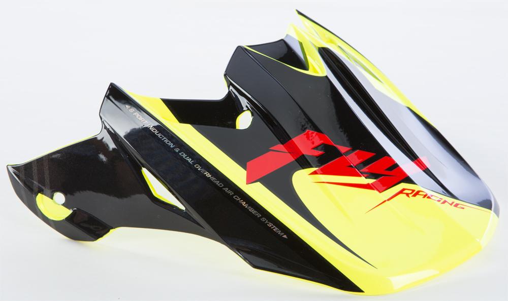 F2 Carbon Fastback Visor (black-hi-vis)