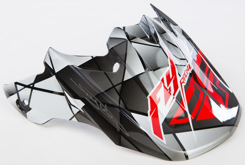 Formula Facet Visor (black-silver-red)