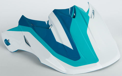 F2 Pure Visor Teal-white