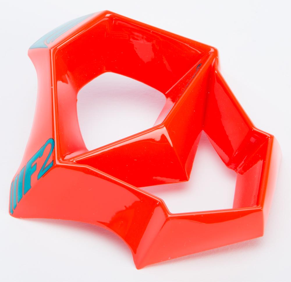 F2 Carbon Fastback Mouthpiece (teal-orange-black)
