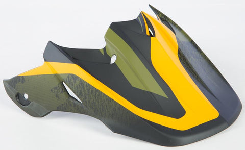 F2 Carbon Pure Helmet Visor (matte Black-orange-camo)