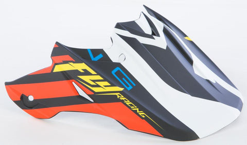 F2 Carbon Mips Helmet Visor (matte Orange-black-white)