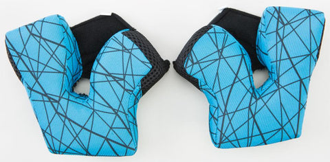 Cheek Pad '15 20mm Blue-silver 2x