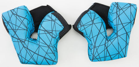 Cheek Pad '15 30mm Blue-silver L
