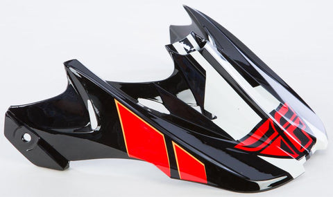 Kinetic Impulse Helmet Visor (red-black-white)