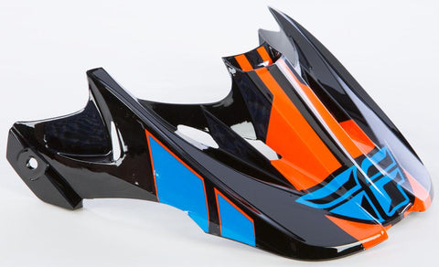 Kinetic Impulse Helmet Visor (blue-black-orange)