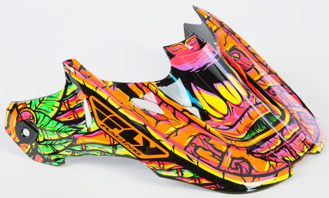 Kinetic Jungle Visor (orange-green)