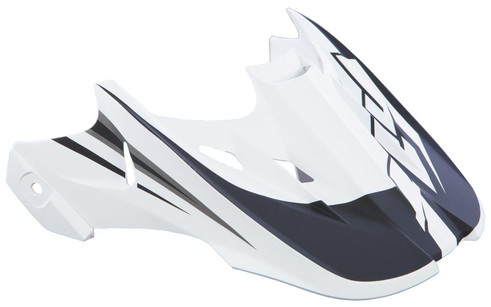 Kinetic Fullspeed Helmet Visor (matte White-black)