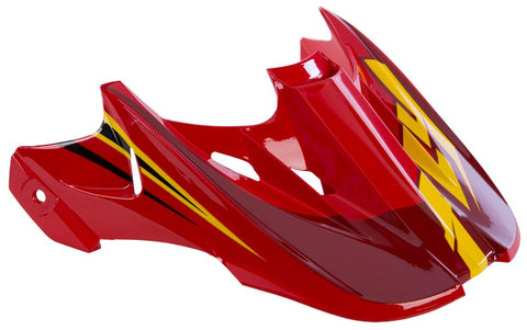 Kinetic Fullspeed Helmet Visor (red-black-yellow)