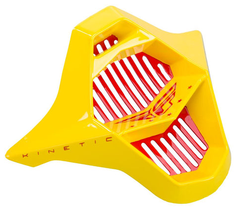 Kinetic Fullspeed Helmet Mouthpiece (red-black-yellow)