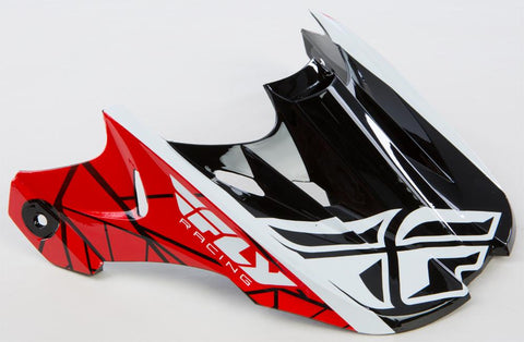 Kinetic Crux Visor Rd-bk-w Red-black-white