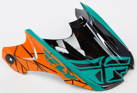 Kinetic Crux Visor Tl-or-b Teal-orange-black