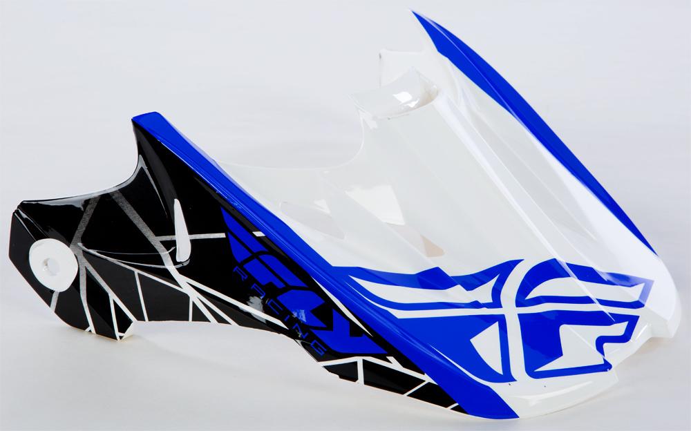 Kinetic Crux Visor White-black-blue