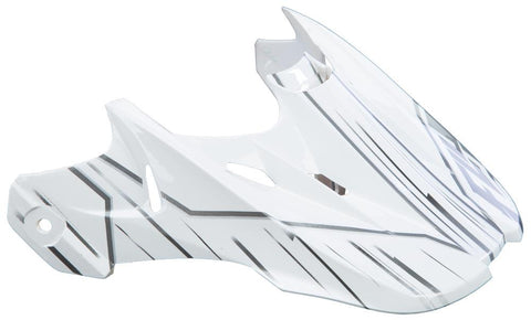 Kinetic Pro Speed Helmet Visor (white-black)